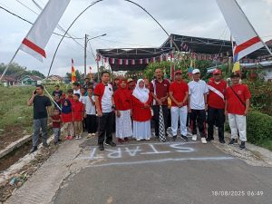 Warga Iringmulyo Meriahkan HUT RI ke-80 dengan Jalan Sehat, Hadiah & Doorprize