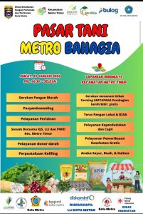 Pasar Tani Metro Bahagia Hadirkan Pangan Murah dan Layanan Publik Terpadu di Metro Timur