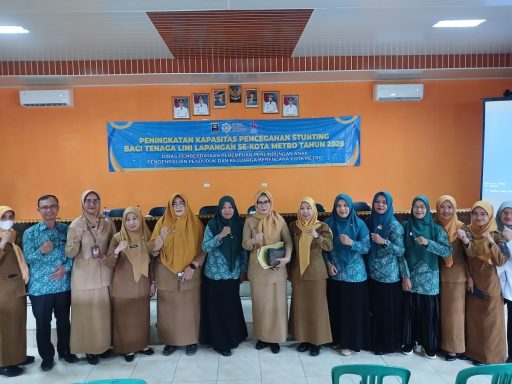Perkuat Peran Kader, Metro Timur Jadi Tuan Rumah Peningkatan Kapasitas Pencegahan Stunting Se-Kota Metro